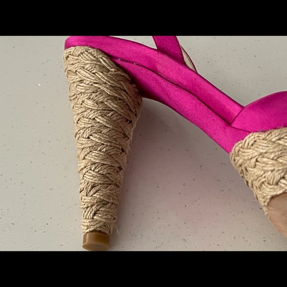 Fuchsia Pink Summer Pumps - Picture 8 of 11